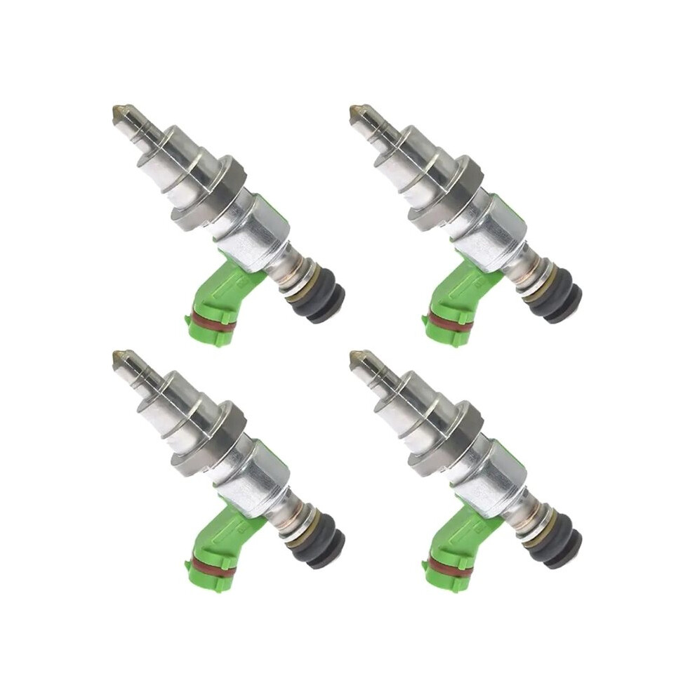 4Pcs Fuel Injectors For 1Az-Fse D4 Avensis Rav-4 Noah 2.0 Rav4 Avensis 23250-28070 23209-28070 Silver/Green 4712682647423