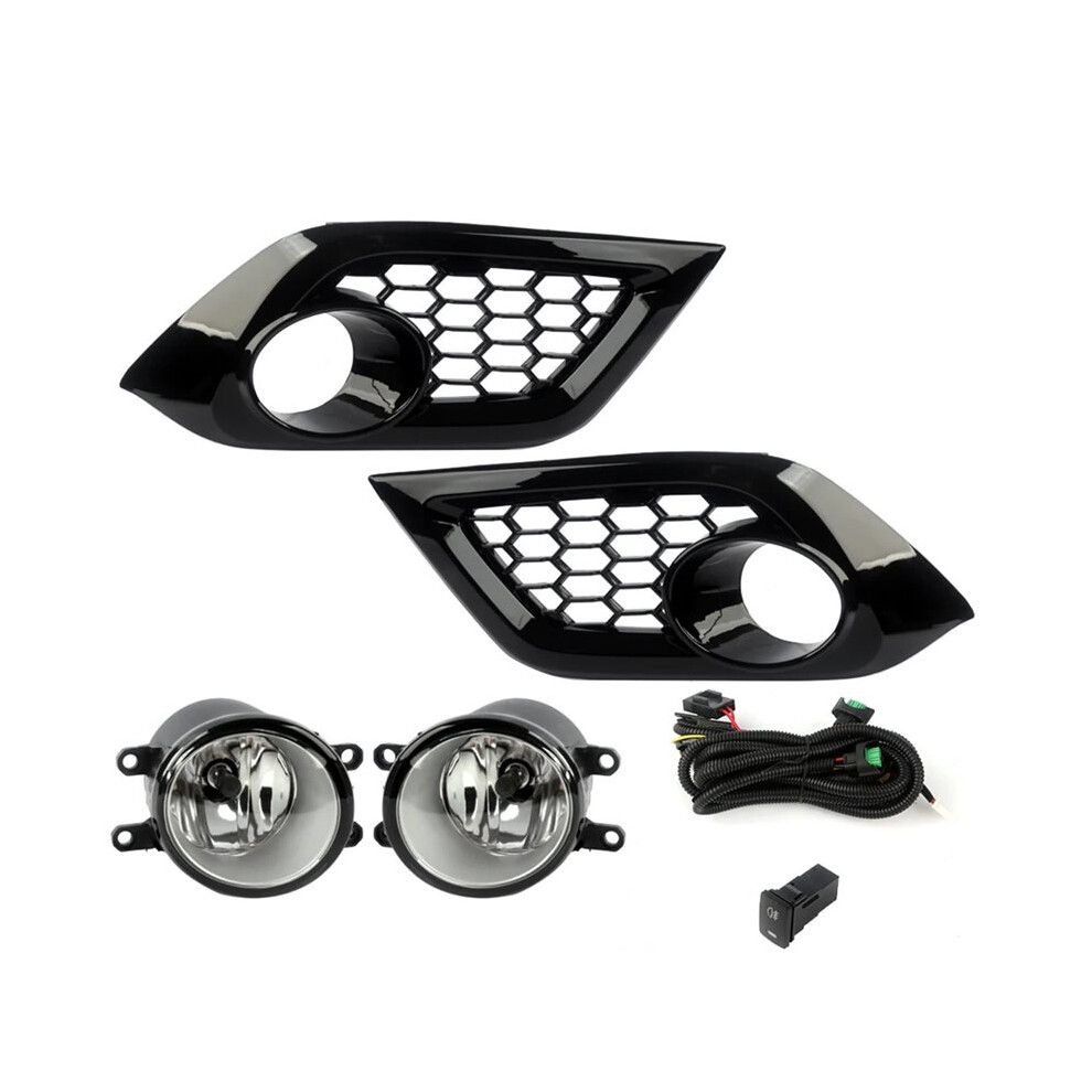 Front Fog Lights Assembly For Im 2017 2018 Scion Im 2016 With Halogen Bulbs + Wiring Harness + 6033479486055