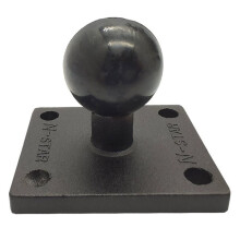 Soporte N-STAR de Base Fija, Cabeza Esférica Cuadrada Fija, Soporte para Ordenador de Vehículos de Ingeniería