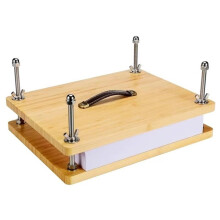 Book Press Large 14.7x11.4 Inch Wood Construction Ideal for Bookbinding and Crafts