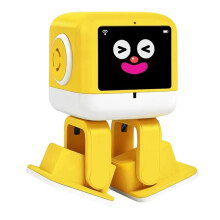 AI-Robot WiFi DeepSeek Intelligent Röstleksaker för Barn Taligenkänning Röst Interaktiv Dansleksak Gul