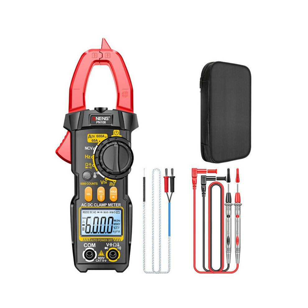 Aneng Pn108 Clamp Meter Multimeter: Precision Ac/ Voltage, Current, Resistance Tester 6032252716907