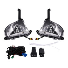 Car LED DRL for Prius 2016 2017 2018 Fog Lights Driving Fog Lamp Front Bumper with Wires Harness Kit