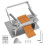 Stainless Steel Manual Leather Splitter Machine, Thickness Adjustable 1