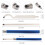 Wood Turning Lathe Tools Woodturning Tool Set 5