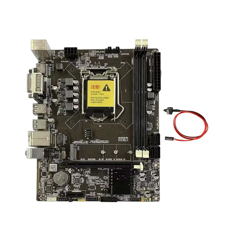 Hnb85 Motherboard Lga1150 Ddr3 Hd+Vga+Dvi M.2 Nvme Pci Express 16X Gigabit Ethernet Hnb85 Desktop Motherboard 6031701733168