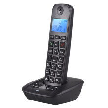 Trådlös Telefon med Telefonsvarare, 3 Linjer, LCD-Display, 5 Handenheter, 50 Minnen, EU-Kontakt