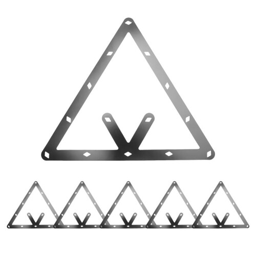 6PCS Magic  Rack Holder Sheet Billiards Triangle Cue Accessories for Magic  Rack 8, 9, and 10