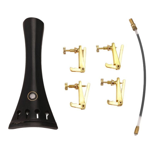 Ebenholz 4/4 Violine Geige Saitenhalter