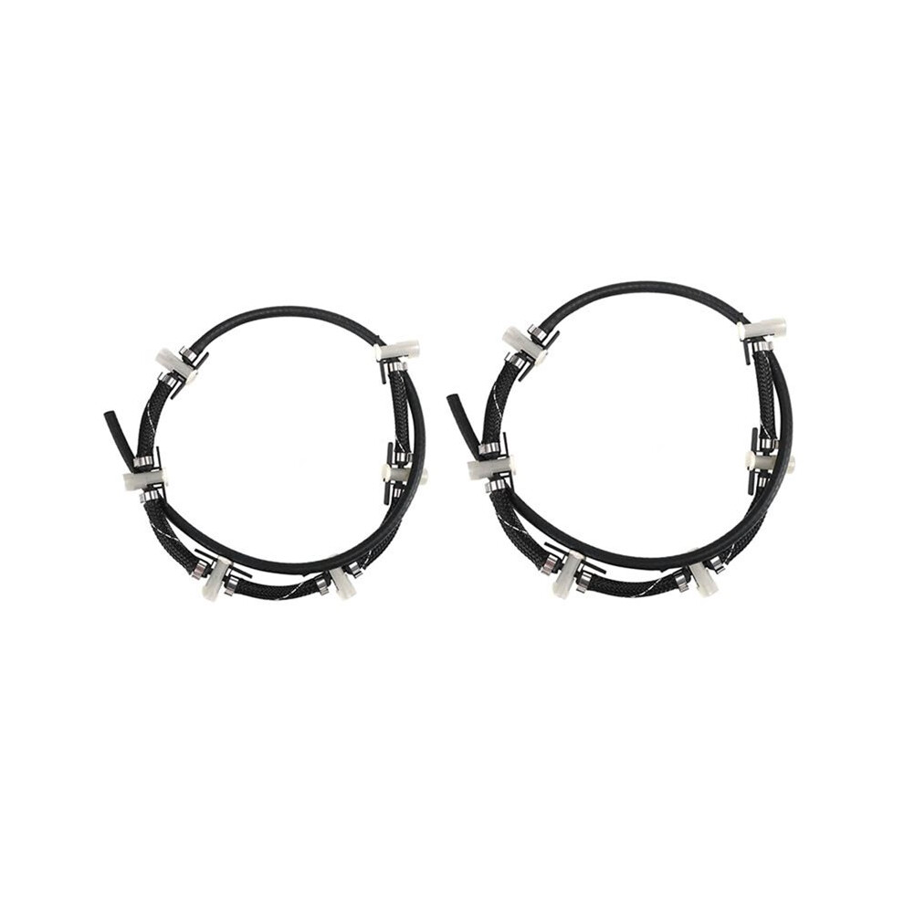 2Pcs 13537799993 Fuel Injector Return Overflow Hose Pipe For 3 5 Series X5 X6 E70 E71 E72 E90 E91 E92 6032687722207