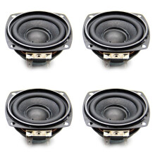 4X 4Ω 10W Audio Lautsprecher 66Mm 2,5 Zoll Bass Multimedia Lautsprecher DIY Sound Lautsprecher mit Befestigungsloch für Heimkino