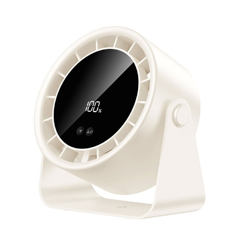 Desktop Fan High-Speed 100 Speed Adjustable Circulating Fan Charging Digital Display Turbine Wall Mounted Desktop Fan 4711647339670