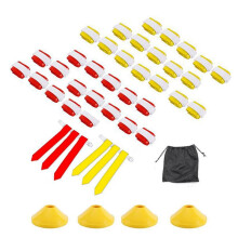 Rugby Waist Flag Pvc Streamer Youth Rugby Belt Game Dra Flaggan Riv Flaggan för Att Vinna det Spetsiga FlaggbäLtet