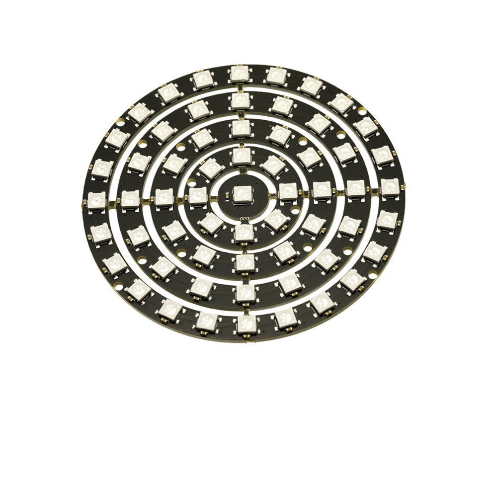 Ws2812 61-Bit Rgb Led Ring, 5050 Full-Color Programmable Circle Module Diy Ing Project Light 6032894250029