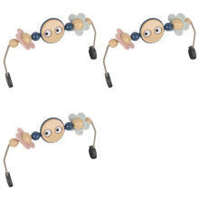 3X Baby Bouncer Stroller Arch Googly Eyes Toy for Babies Car , Babies Bouncer Accessory, Easy to Install -with Music