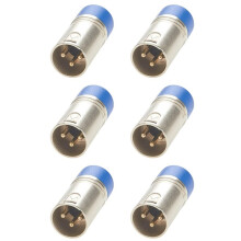 6X Resistor Terminator XLR 3Pin DMX512, Resistência Terminal para Multiplex Digital Luz Moving Heads Luz de Palco