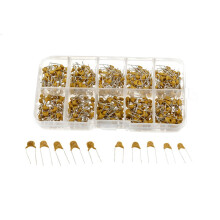 500 StüCke/Karton 10 Werte X 50 StüCke (0.1Uf - 10Uf) Monolithische Keramik Kondensatoren, Sortiertes Satz mit Aufbewahrungs Kasten