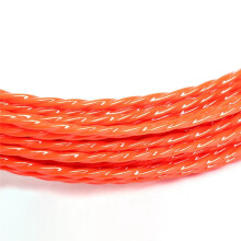 4.5mmx30m Duct Rodder Fish Tape Wire Rod Electrical Cable Puller Rod Through Wall Threader Red Polyester Trefoil Thread