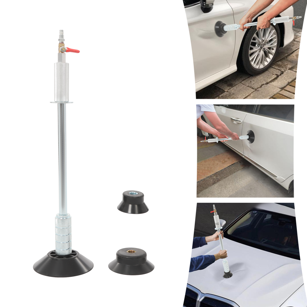 Dent Puller Tool With 3 Suction Cups Air Pneumatic Puller Hammer 743169273334