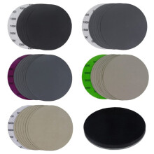 Schuurpapierset voor Nat en Droog Schuren van 3-6 Inch, 41 Stuks, Diverse Korrelgroottes 1000-5000, met Waterdichte Tussenpad voor Het Schuren van