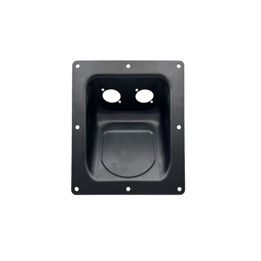 Speaker Iron Junction Box 135X161mm Square Base Connector Wall Plate Cable Holder Loudspeaker Wire Connector Socket Light 4712151012233