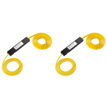 2X Divisor de Fibra Óptica FBT de Doble Ventana 1/2 y Divisor de Fibra Óptica para Sistemas de Comunicación por Fibra.