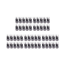 50 Stück Netzteilbuchsen, weiblicher Einbaustecker, 5,5 x 2,1 mm, neu