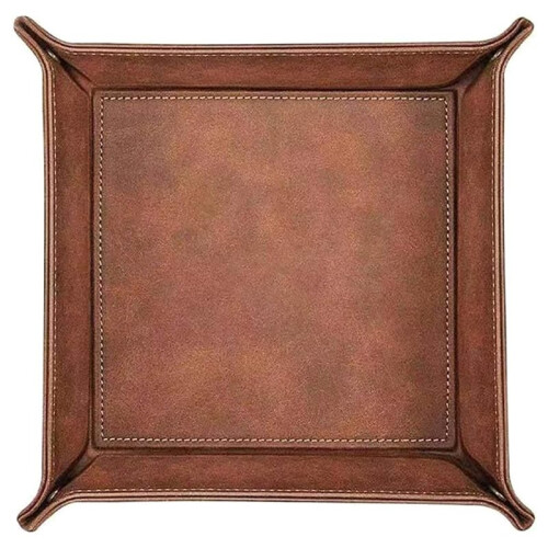 Foldable Desktop Tray,  Retro Four-Corner Coin Organizer, Small Item Storage Dish