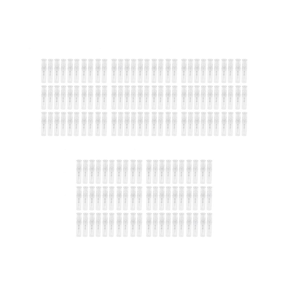 150Pcs Clear 2Ml Atomizer Plastic Bottle Spray Disposable Perfume Empty Sample Bottle for Travel Party