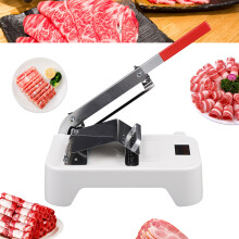 Manual Frozen Meat Slicer Stainless Steel Meat Roll Cutter