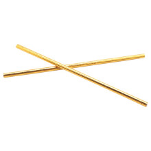 Gold Foil Paper Straws, Biodegradable Disposable Party Drinking Straws, Pack of 300 Holiday Celebrations