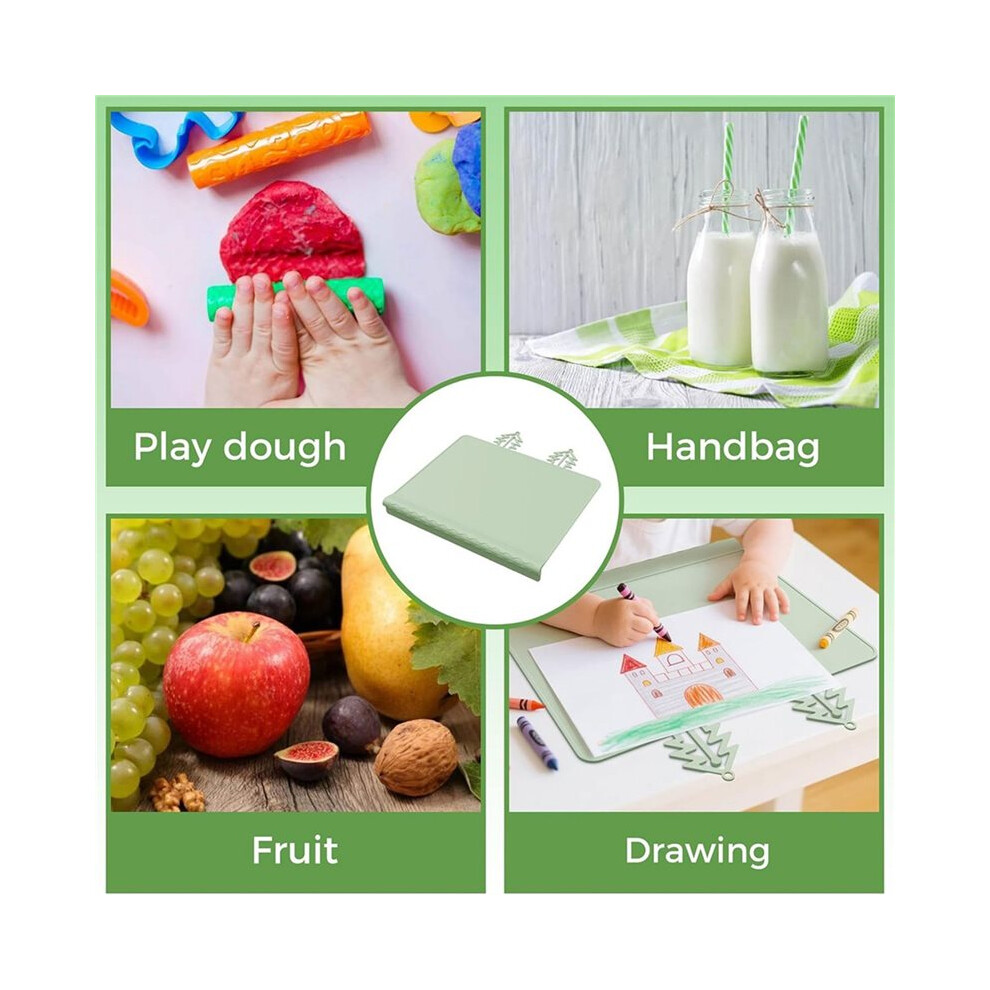 Baby Placemat, Silicone Toddler  Table Mat, Baby Proof Dining Table Protector for Toddlers, Multiuse Kids Mat