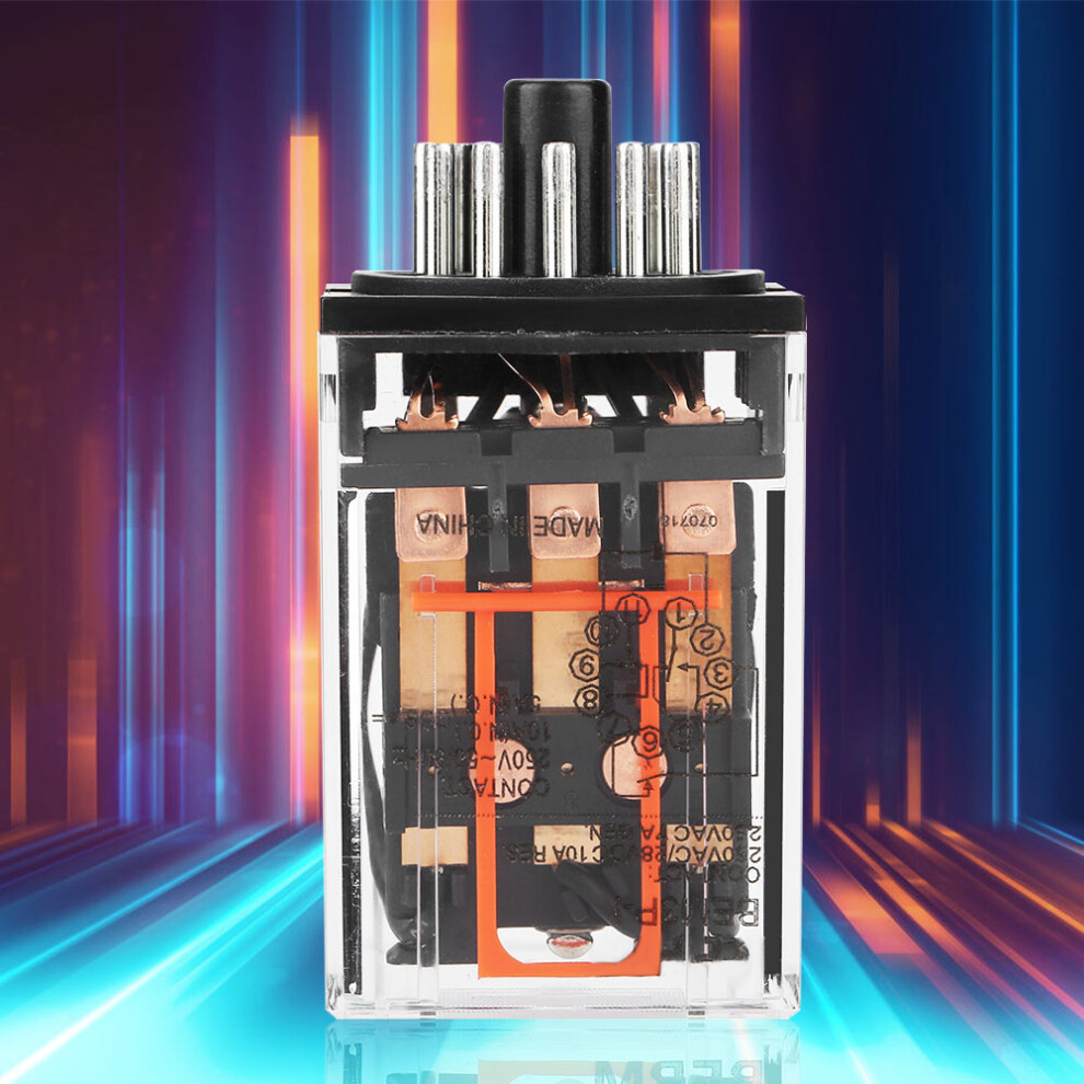 MK3P-I AC 220V Relay 10A 11 Pin Socket