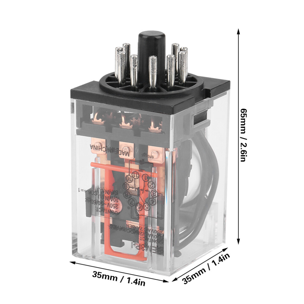 11 Pin Relay 220V AC 10A 3Z General Purpose