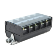 2 Stück Doppelreihige Terminalleiste 660 V 100 A 5-Pos Rot