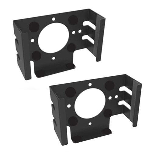 2Pcs Under Desk Stand for   M4 Pro Desktop Computer Metal Mount Holder Behind for   M4 Pro PC
