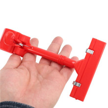 4X Merchandise Retail Sign Kort Prislapp Display HåLlare Clip Clamp RöD