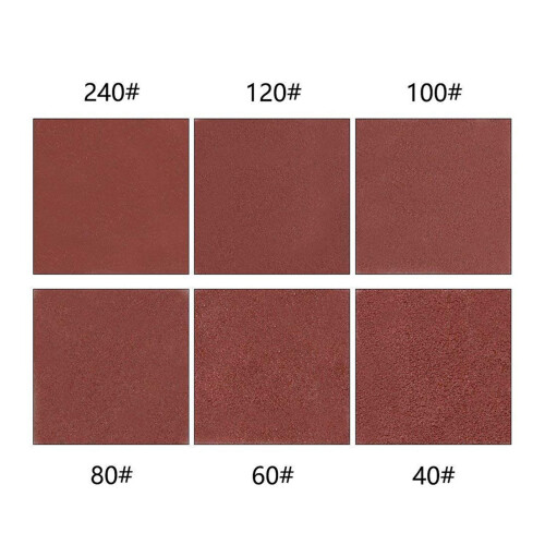 120Pcs Triangular Hook and Loop Triangle-Sandpaper, Fit 3-1/8 Inch Multi Tool, Assorted 40 60 80 100 120 240 Grits