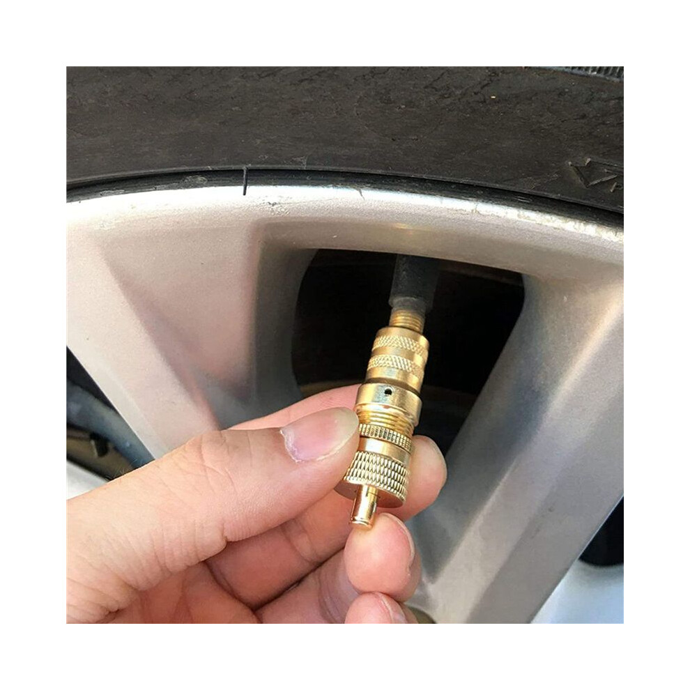 12Pcs Offroad Brass Tire Venting Machine S Kit Automatic 6-30Psi Tyre Tire Pressure Relief Valve Deflators Bleeder Valve 4712792852106
