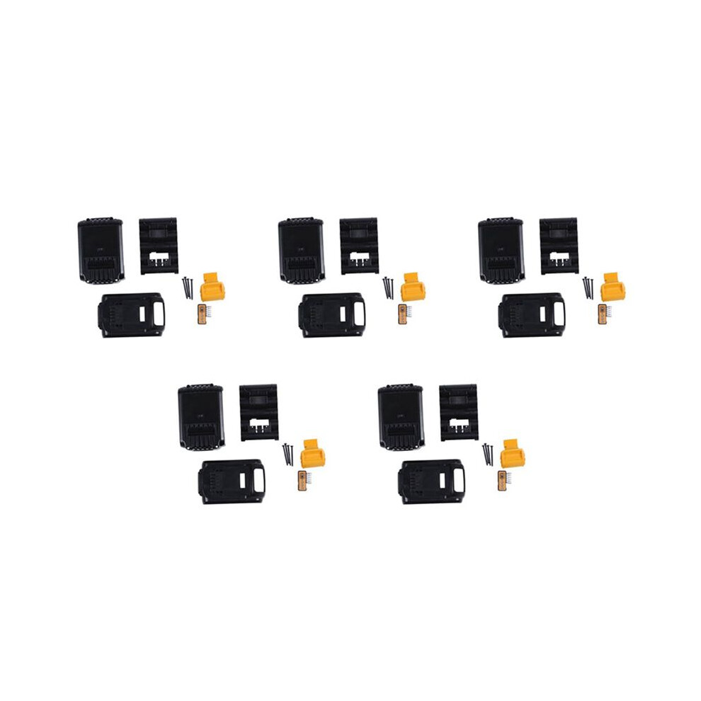 5X Dcb200 Battery Plastic Case (No Battery Cell ) For 18V 20V 3.0Ah 4.0Ah Dcb200 Li-Ion Battery 4711285649612