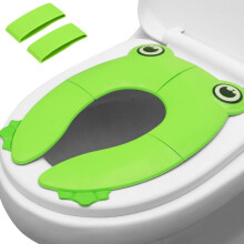 Housse de siège de toilette de voyage pour enfants, siège d'apprentissage de la propreté portable avec coussin en silicone antidérapant