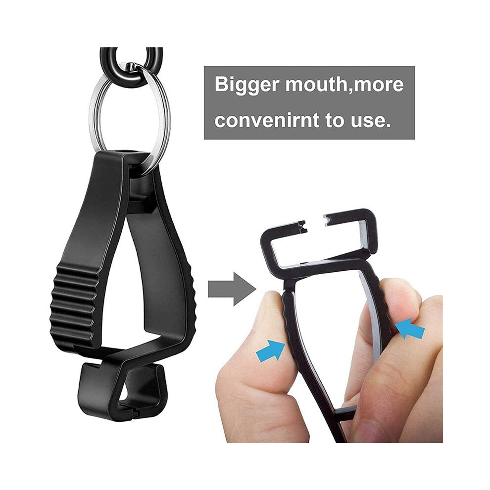 12Pcs Glove Clips For Work Glove Holders Glove Belt Clip With Metal Carabiners For Construction Worker Guard Labor 4713062050239