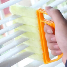 Éponge à poussière humide pour le nettoyage des stores vénitiens, avec manche ergonomique, outil de nettoyage de la poussière pour fenê