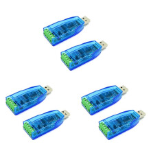 6 Stücke USB zu RS485 Konverter Isoliermodul Upgrade Industrie TVS ESD Schutz CH340E Standard  485 Anschlussplatine