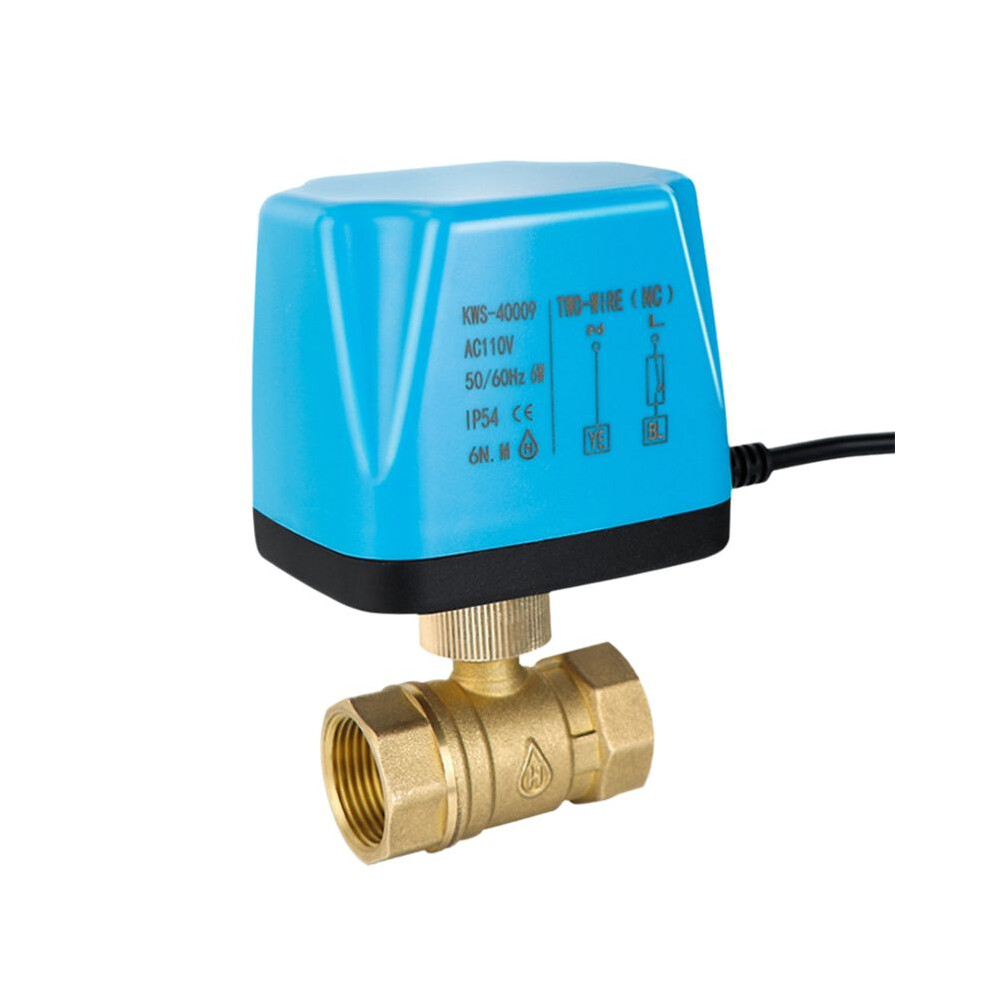 Normally Closed Motorized Valve Ac110v 2-Wire Brass Electric Solenoid Valve Dn15 Replace Solenoid Valve 6033968582664