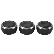 30Pcs AC  Knob Air Conditioning Heat Control Knobs for  Tacoma Platz Vios Vitz Yaris Echo Scion X Black
