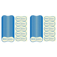 1000 Autocollants de Protection Hygiénique Adhésifs à Essayer, Doublure Hygiénique en Vrac pour Maillots de Bain, Lingerie et Sous-Vêtements