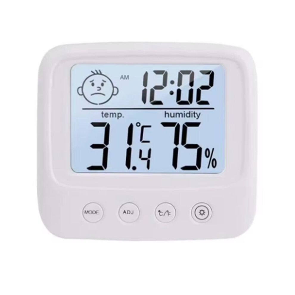 Indoor Thermometers Digital Meter Hygrometer Room Thermometer And Humidity Gauge With Clock Humidity Temperature Tool 6034189285730