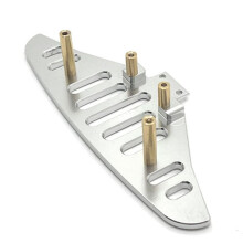 Für 1/14 MJX 14301 14302 14303 RC Auto-Tuning-Teile, Frontstoßstangen-Kit, Silber
