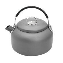 0,8 L Outdoor-Aluminium-Camping-Teekanne, Wasserkocher, Kaffeekanne, Outdoor-Wasserkocher für Camping, Wandern, Rucksackreisen